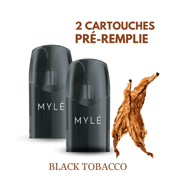 MYLÉ 2 CARTOUCHES - BLACK TOBACCO