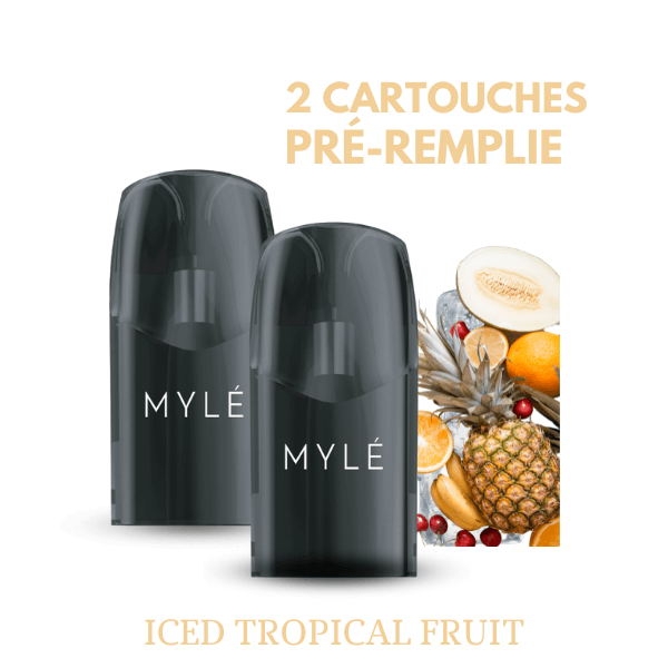 MYLÉ 2 CARTOUCHES - ICED TROPICAL FRUIT