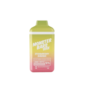 Monster Bars Max – Strawberry Banana Ice 6000 Puffs1
