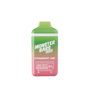 Monster Bars Max – Strawberry Lime 6000 Puffs1