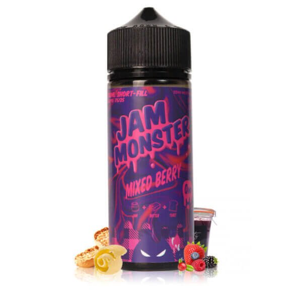 Mixed Berry 100ml Jam Monster