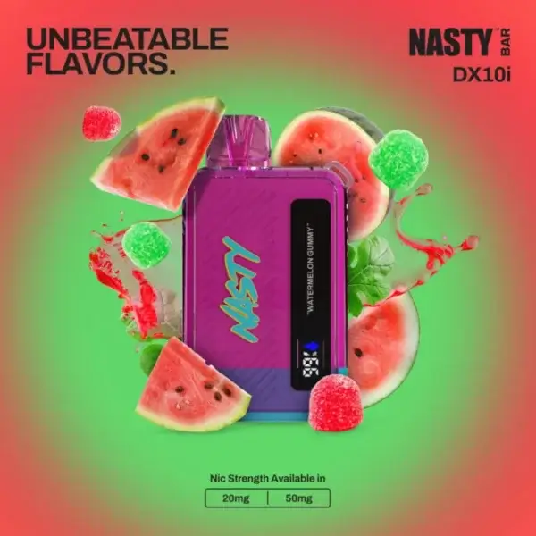 Nasty 10k- Watermelon Gummy 50mg